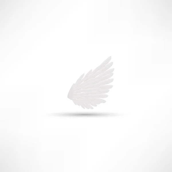 鳥の白翼 — ストックベクタ