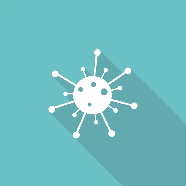 Illustration d'icône de virus — Image vectorielle