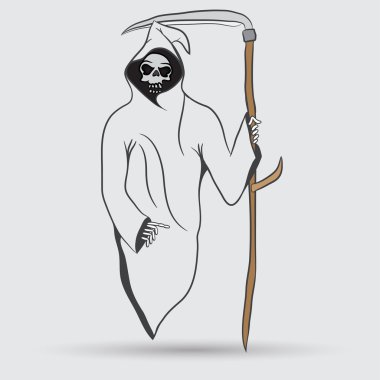 scytheman sembolü olarak ölüm