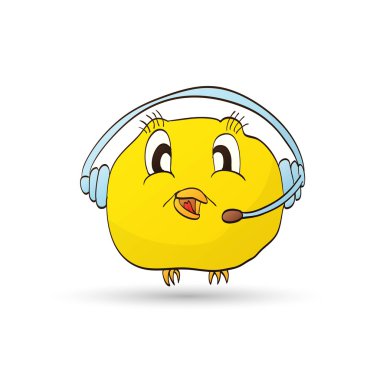 Çizgi film tavuk simgesi