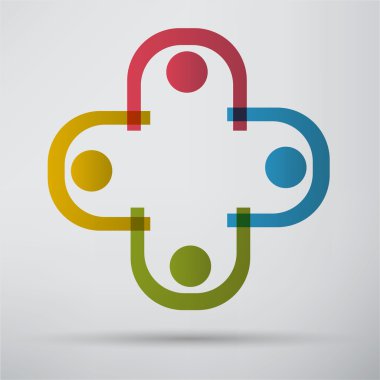 iş simgesi. el sıkışma