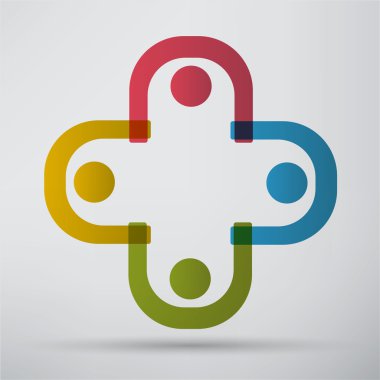 iş simgesi. el sıkışma