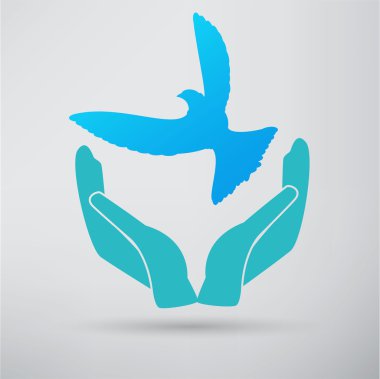 Güvercin el simgesi