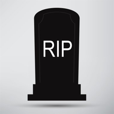 mezar, mezarlık simgesi