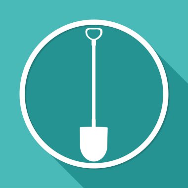 Bahçe spade, aracı simgesini