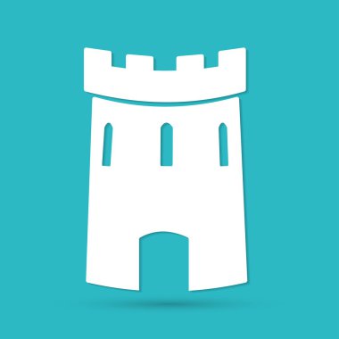 Chess, rook, tower icon