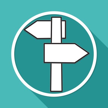 Boş yol işareti simgesi