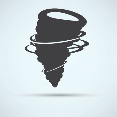 Rüzgar, kasırga, hava simgesi