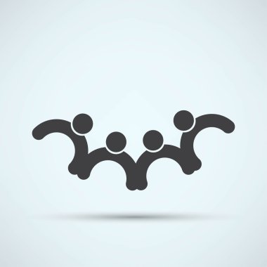 iş simgesi. el sıkışma