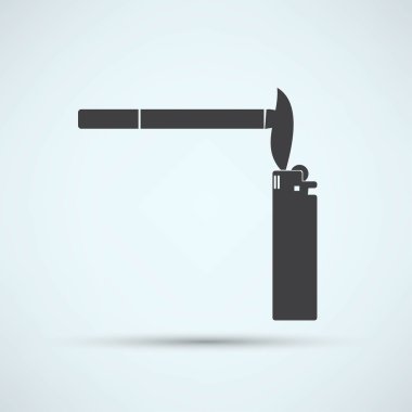 Çakmak sigara simgesiyle