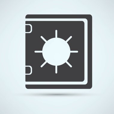 Güvenli, banka tonoz simgesi