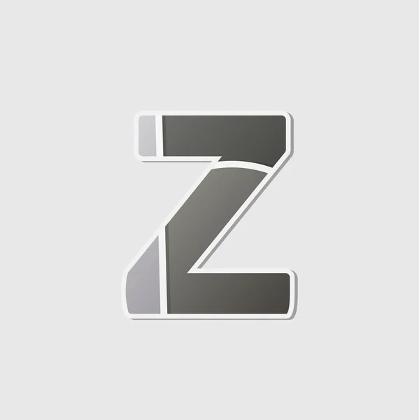 抽象图标与字母 z — 图库矢量图片