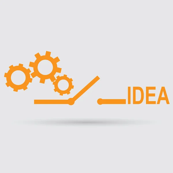 Idea, concetto di innovazione — Vettoriale Stock