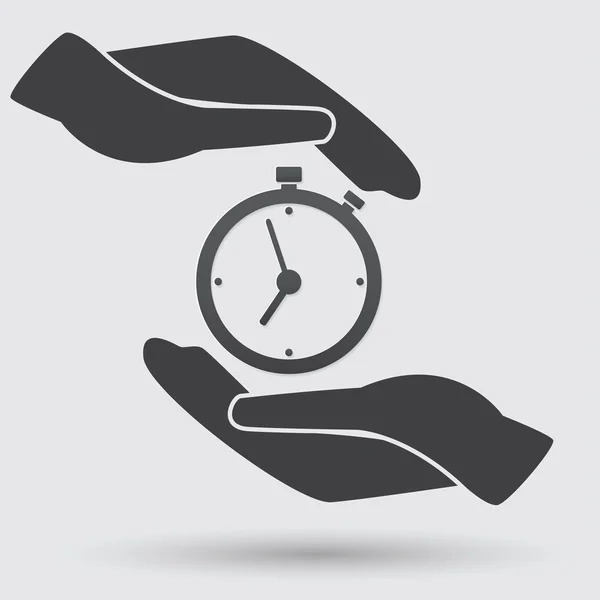 Alarm clock, time icon — Stock Vector