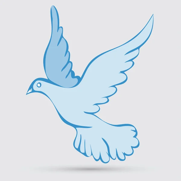 Dove of peace symbol — Stock Vector