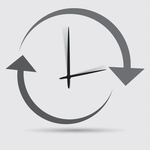Reloj despertador, Icono del Tiempo — Vector de stock