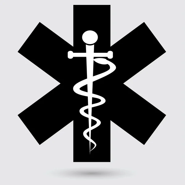 Icono del símbolo médico — Vector de stock