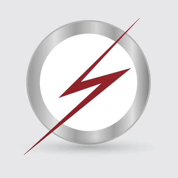Idén begrepp, lightning ikonen — Stock vektor