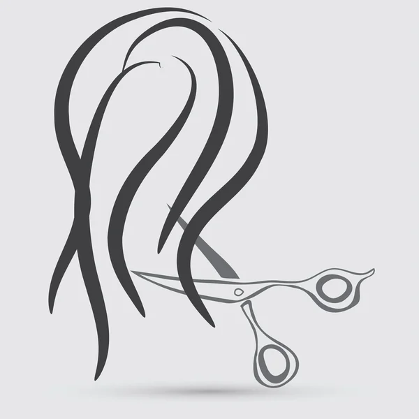 Conception de coiffure femmes — Image vectorielle