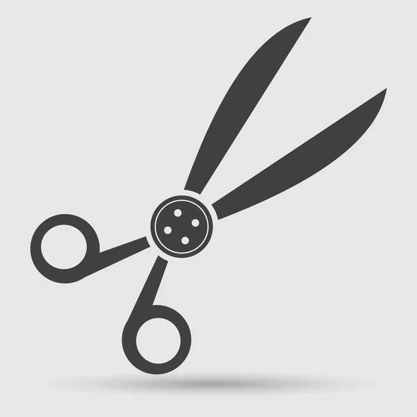 Scissors, sewing, fashion icon — Stock Vector