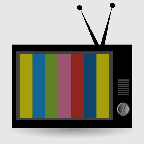 TV, televízió ikon — Stock Vector