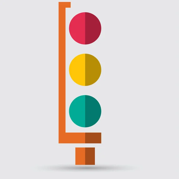 Traffic lights icon — Stock Vector