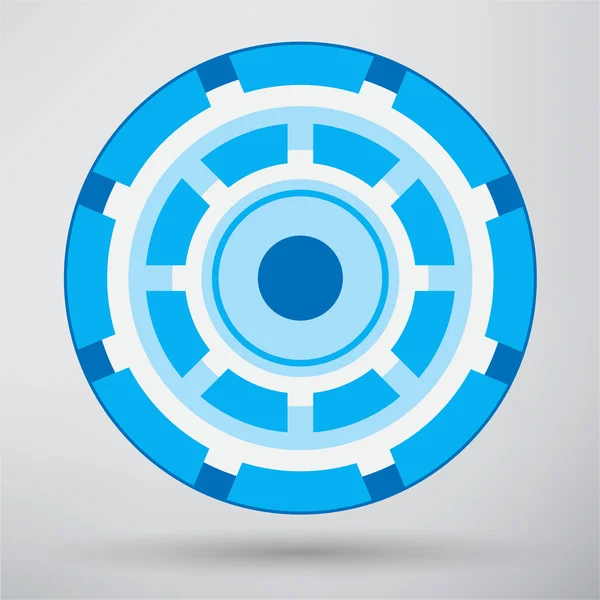Simbolo Cyber Eye icona — Vettoriale Stock