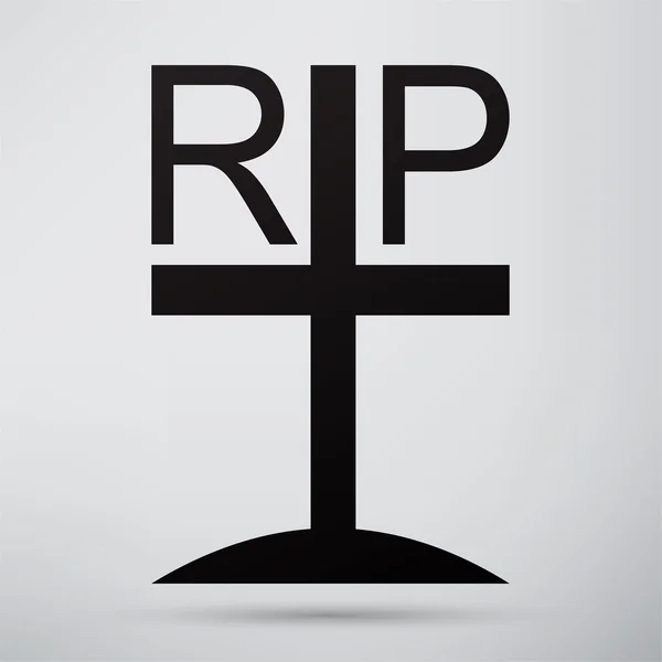 Grave, cemetery icon — Stock Vector