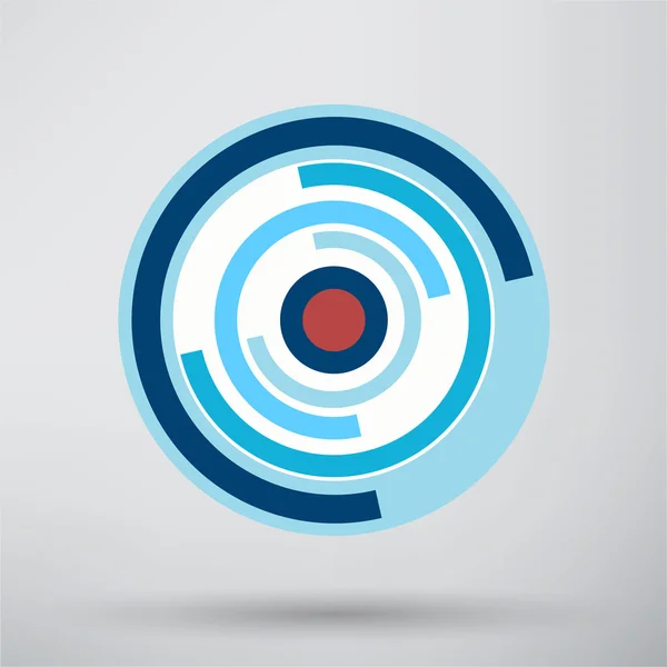 Icône de symbole de Cyber Eye — Image vectorielle