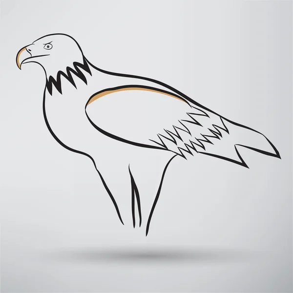 鹰鸟图标 — 图库矢量图片