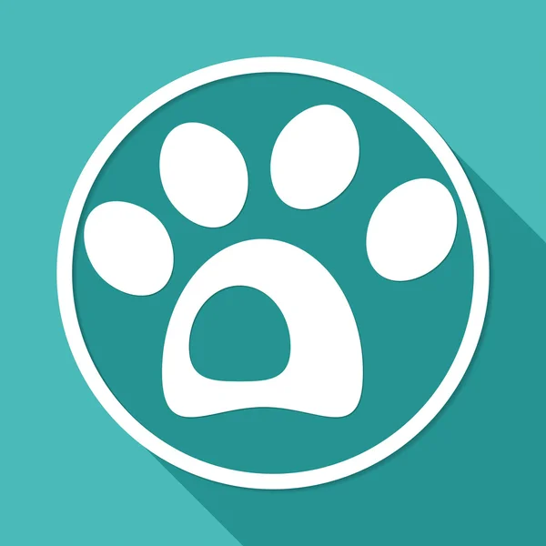 Dog house, pet icon — Stock Vector
