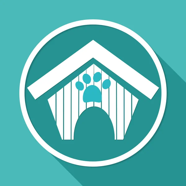 Dog house icon — Stock Vector