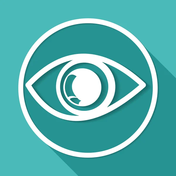 Pictogram van oog, visie — Stockvector