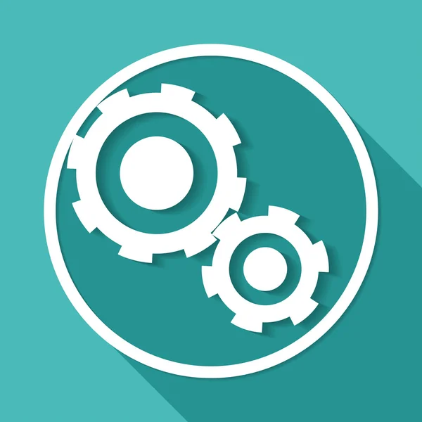 Icono de Cogwheels, ajustes — Vector de stock