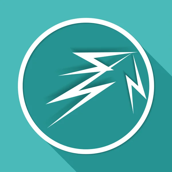 Pictogram van Lightning pijl — Stockvector