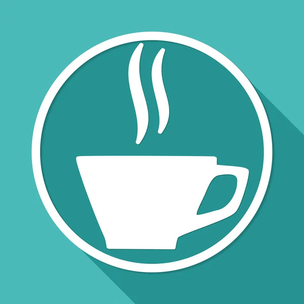 Icono de taza, té, café — Vector de stock