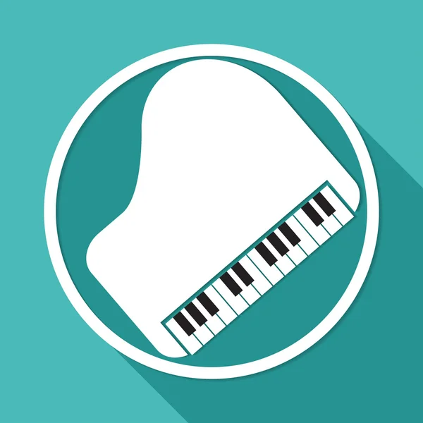 Piano, music Icon — Stock Vector