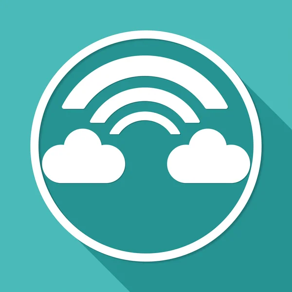 Draadloos, wifi pictogram — Stockvector