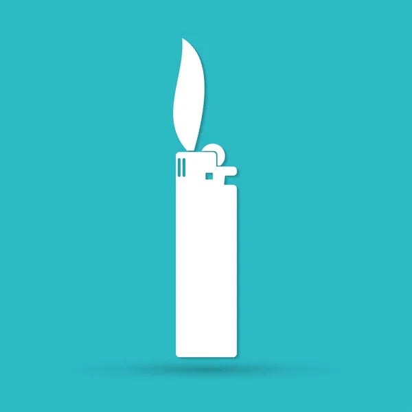 Zapalniczki, ikona ognia — Wektor stockowy