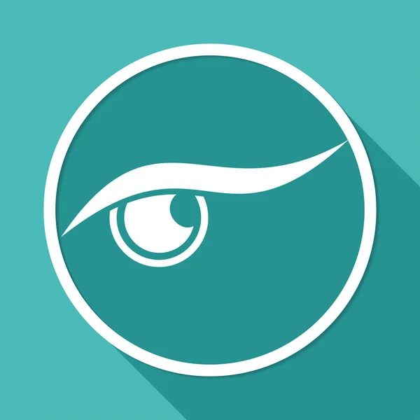 Icona dell'occhio, visione — Vettoriale Stock