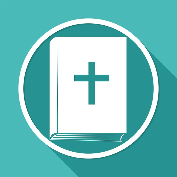 Bibliai könyv-ikonra — Stock Vector
