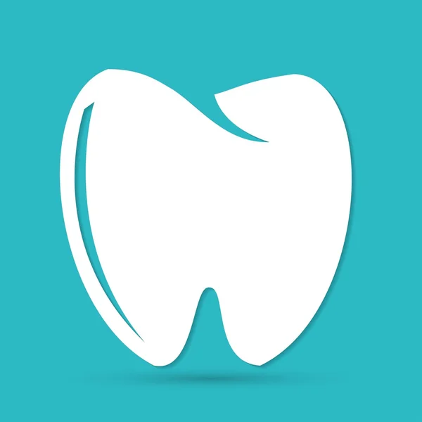 Tand, tandheelkunde pictogram — Stockvector