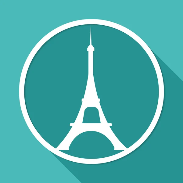Ícone da Torre Eiffel — Vetor de Stock