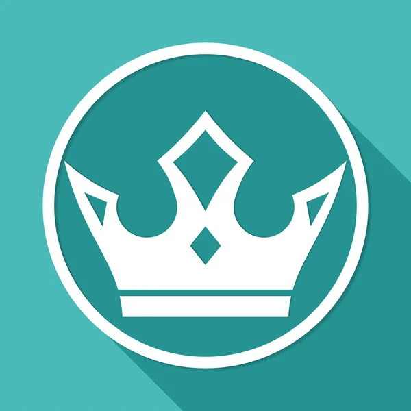 Icon of Crown, king — 图库矢量图片