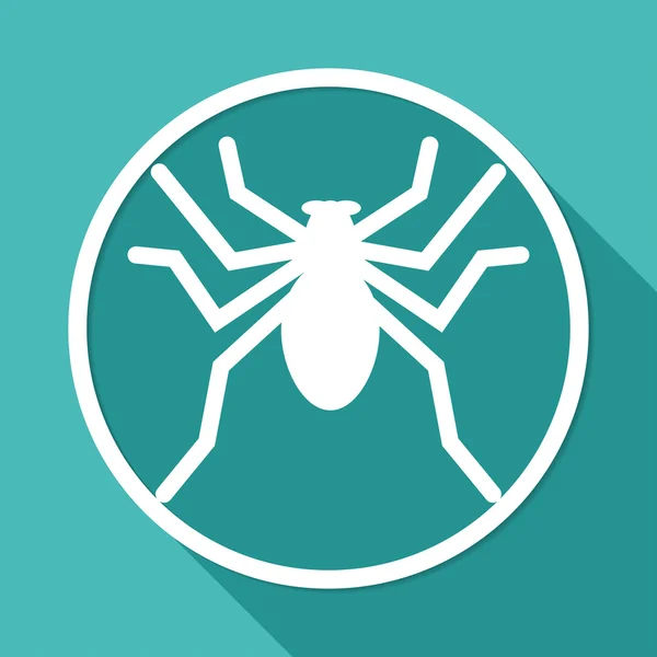 Icono de Araña, insecto — Vector de stock