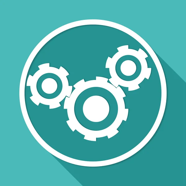Icon of Cogs, settings — Stock Vector