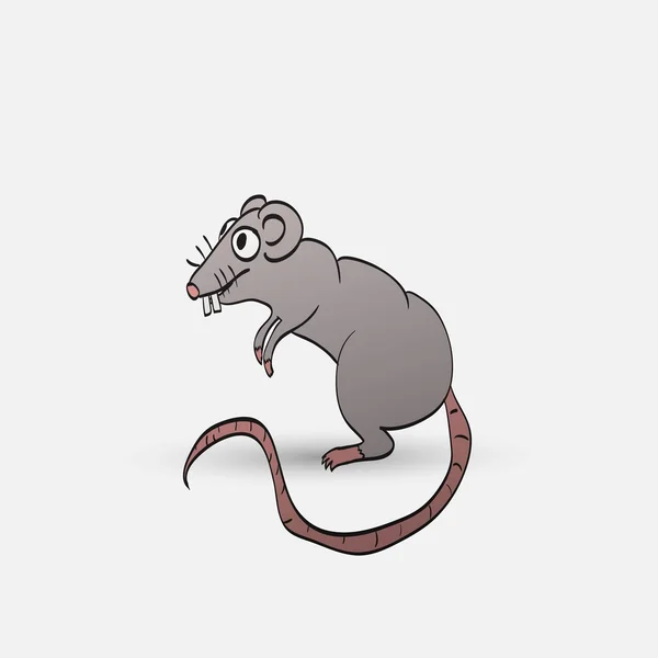 Cartoon rat animal — Wektor stockowy