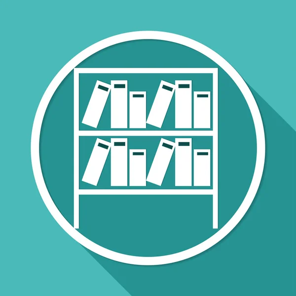 Ikone der Bücher, Lesen — Stockvektor