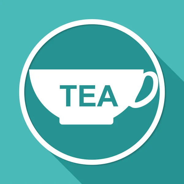 Icon of tea cup — Stock Vector