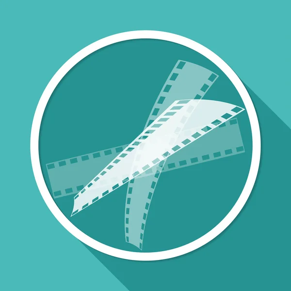 Film, Kino-Ikone — Stockvektor